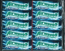 30x Wrigleys Airwaves Extreme Extra Strong Mint Chewing Gum Full 30 pack 300 pcs