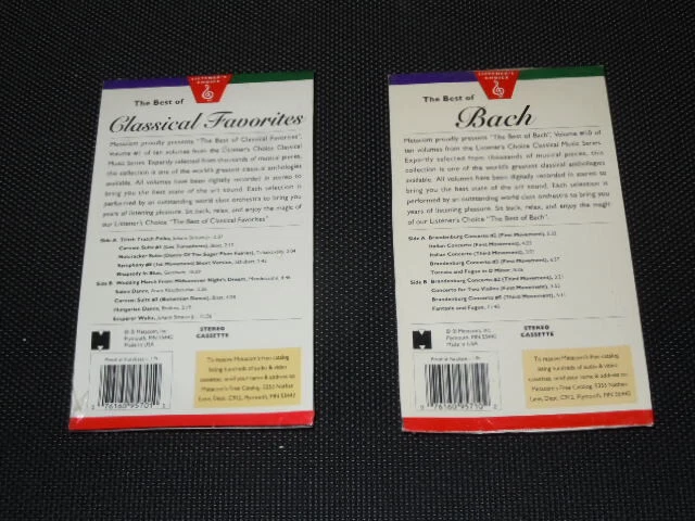 The Best of Classical Favorites Volume 1,3, 7, 9 & 10 Listener's Choice Cassette - Image 3 of 4