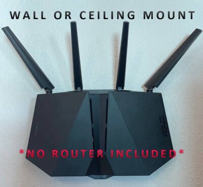 ASUS ROUTER WALL MOUNT CEILING MOUNT BRACKET RT-AX82U AX5400 INVISIBLE AI - Mesh