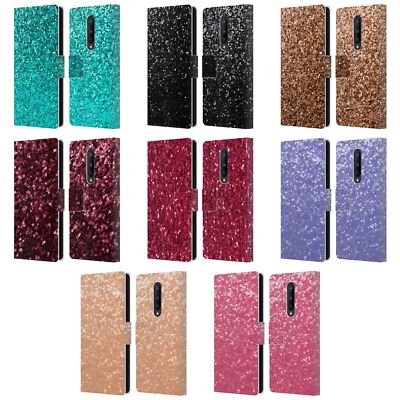 OFFICIAL PLDESIGN SPARKLE PRINTS LEATHER BOOK WALLET CASE FOR ONEPLUS PHONES