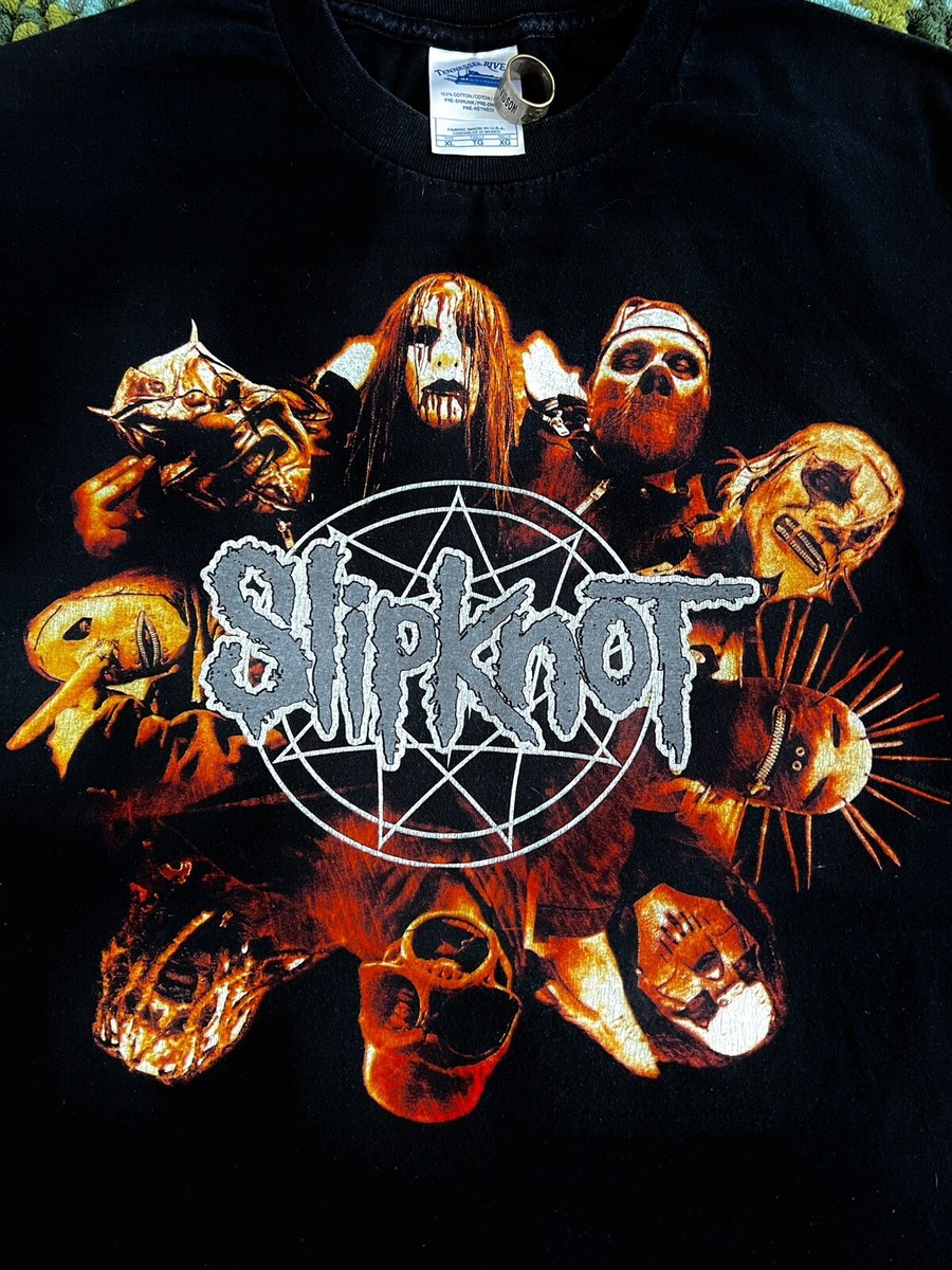 Vintage Slipknot Iowa T Shirt Double Sided Original 2001