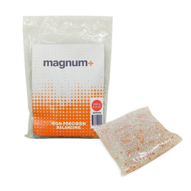 Magnum+ Tire Balancing Beads – 4 Bags (6.5oz Each), TPMS Safe, For Cars, Trucks, RVs