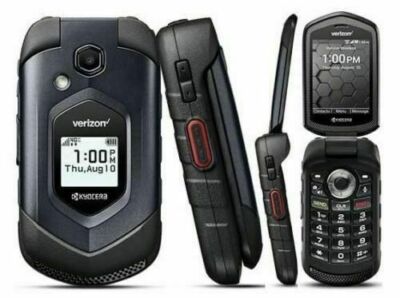 Kyocera E4610 DURAXV Verizon Unlocked 4G LTE 16gb Rugged Flip Phone Open Box