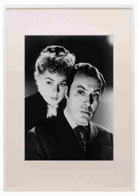 Bergman Ingrid Gaslight 4 A3 A4 gerahmter Druck Bild