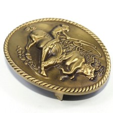 Solid Brass Cowboy Belt Buckles Tongue Pin Belt Buckle Fits For 1.5 INCHES Belt