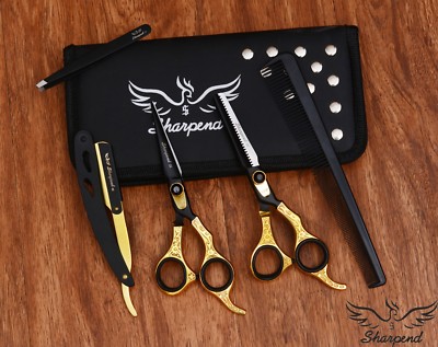 Professional Hair Cutting Scissors 6.5'' Barber Shears Salon Razor Edge Scissors