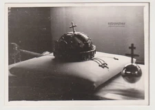 The Crown Rests in Silence - A Regal Still Life Bathed in Fading Light Abstract