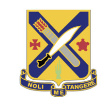 4" 2nd infantry regiment noli me tangere army bumper sticker decal usa made