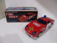 1964 FERRARI 275 FIRE CHEIF CAR- BATTERY OP- MINT N BOX -RUNS GREAT