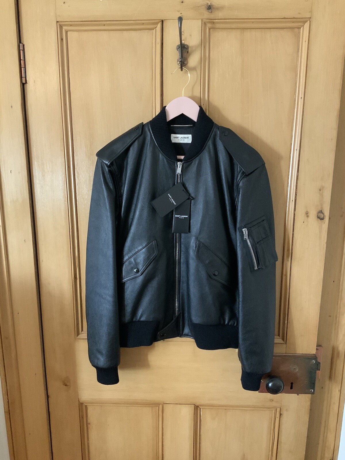 Saint Laurent Giacca bomber in pelle