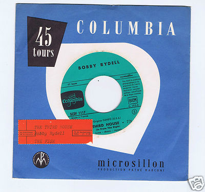 45 U/min SP BOBBY RYDELL THIRD HOUSE