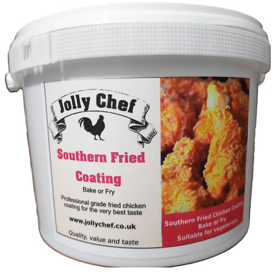 Kentucky Stye Fried Chicken Coating, Southern Fried Seasoning - 1,7 kg Eimer