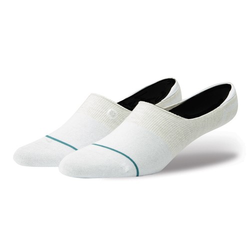 Stance Solids "Gammut 2" 3Pack Super Invisible Socks (White) Men's No