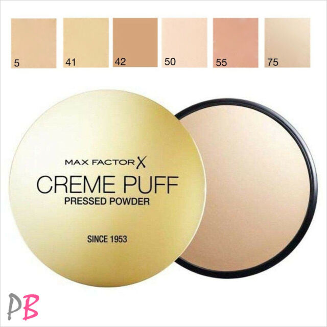 Max Factor Creme Puff Shade Chart