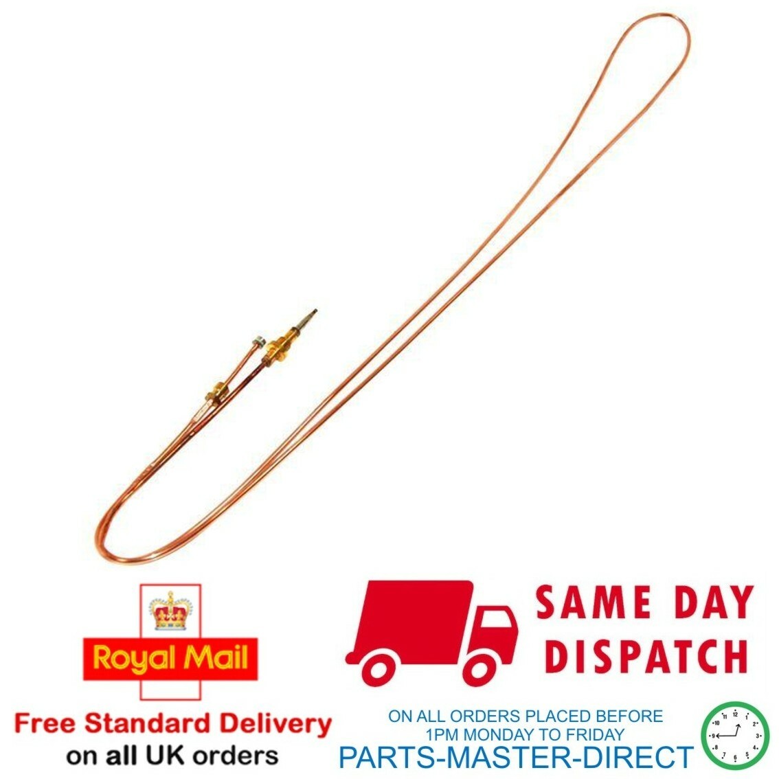 GENUINE BELLING MAIN OVEN THERMOCOUPLE 1500mm IN LENGTH 150cm 230300003 pmd