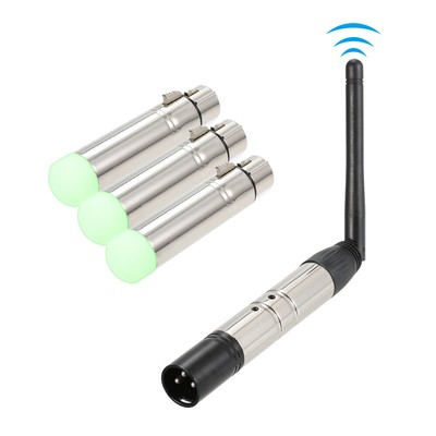 DMX512 4PCS Funkempfänger 400 Meter für Party Bühnenlichteffekt Sender Steuern