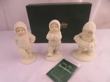 Snowbabies Dept 56 "Dancing To A Tune” Set of 3 Figurines 6808-0