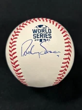 Dansby Swanson Signed Auto 2021 WS Baseball Atlanta Braves 