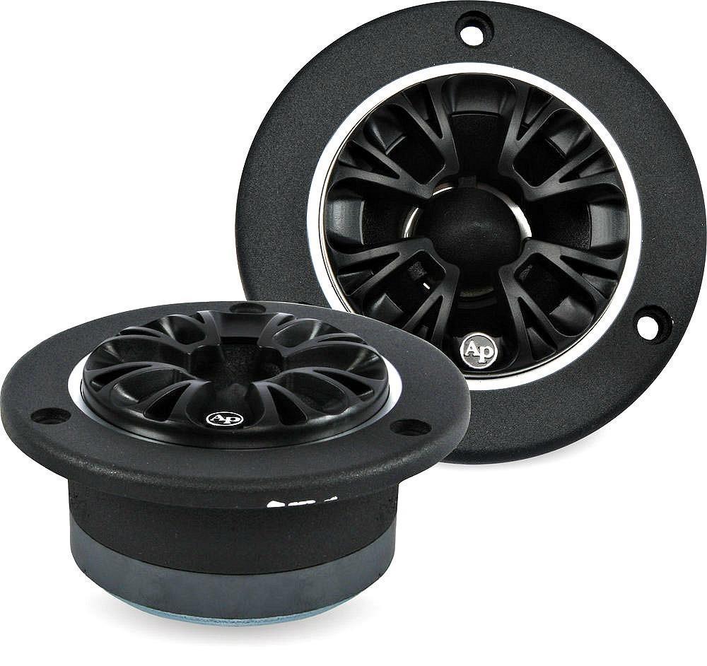 Pair of Audiopipe ATR-3723B 3.75" 350W  Aluminum Bullet Tita