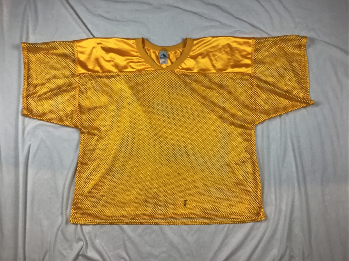 Augusta Sportswear Vintage Mesh Jersey Yellow Shirt XXL 2XL | eBay