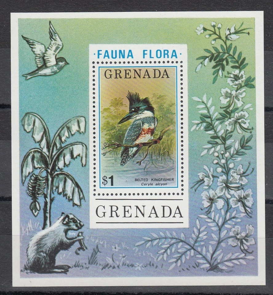 TIMBRE STAMP BLOC ILE GRENADE Y&T#48 OISEAU BIRD NEUF**/MNH-MINT 1976 ~D23 - Photo 1/1