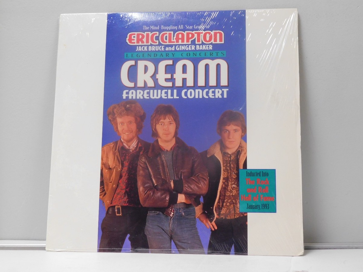 Cream Farewell Concert Laser Video Disc Eric Clapton Image Like