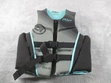 O'Brien Ladies Life Jacket Vest Adult Large 40-44in USCG PFD Teal Gray