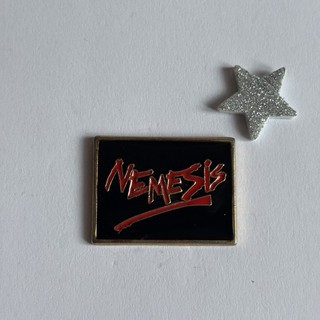 Alton Towers Nemesis Rectangular Pin Badge
