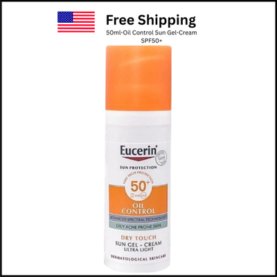 #ad Eucerin Oil Control Sun Gel Cream Dry Touch SPF50 50ml $20.99