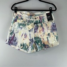Levi s 80s Mom Shorts Multicolor Tie Dye High Rise Shorts Size 28