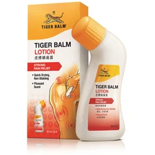 Tiger Balm Lotion Strong Pain Relief (80ml X 3)for Muscle, Shoulder, Back Pain