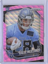 2025 Panini Prizm #385 Kalel Mullings Pink Wave
