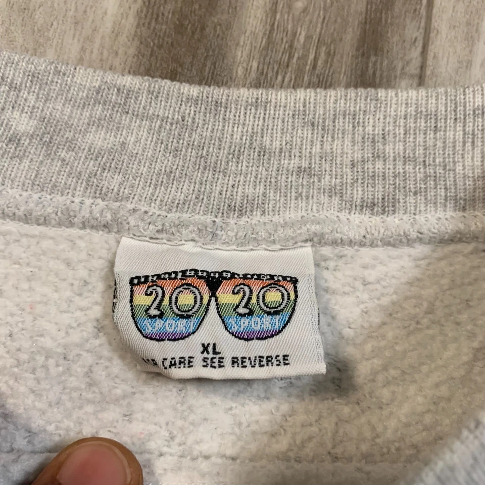 Vintage Ohio State Buckeyes Pullover Mens Extra Large Gray Crew Neck - Image 4 of 4