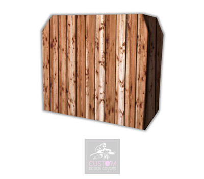 Rustikal - Hochzeit Lycra DJ Booth Cover