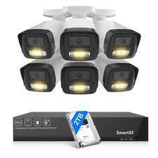 8CH 5MP Security Camera System NVR 5MP PoE IP Camera Wired Night Vision 2TB HDD