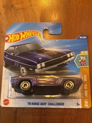 Hotwheels   70  Dodge Hemi Challenger Lila   HW 70s VS 90s Neu und Ovp