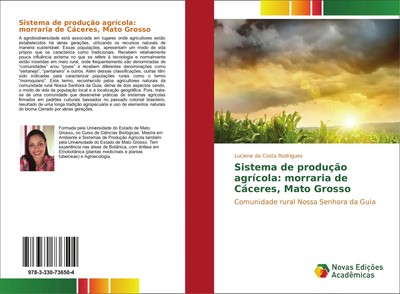 Luciene da Costa Rodrigues | Sistema de produção agrícola: morraria de...