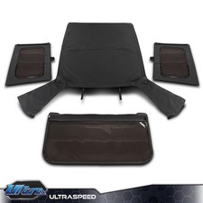 Fit For 1988-95 Jeep Wrangler Yj Soft Top Wupper Doorstinted Windowssailcloth