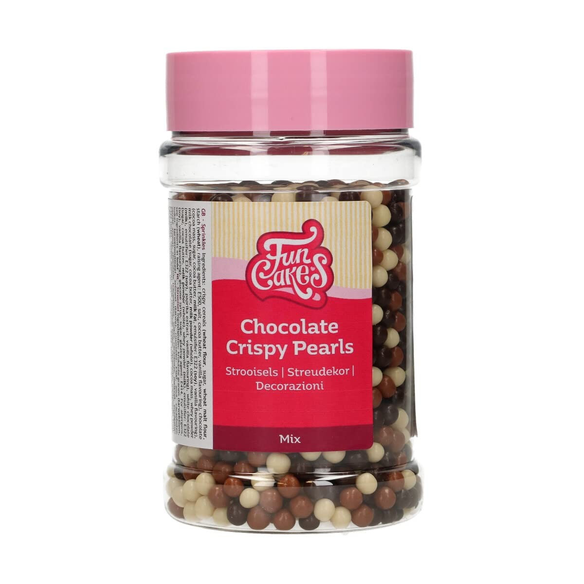 FunCakes Chocolate Crispy Pearls Mix: Cake Sprinkles, Great Taste, Perfect for Cake Decorating, Chocolate Sprinkles. 155 g. - Image 2