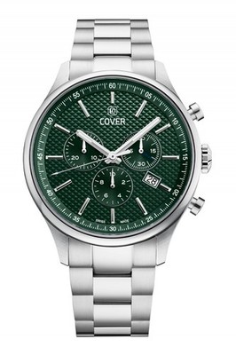 COVER CO220.04 Chapman Chrono 2 Green Herrenuhr mit Edelstahlband Saphirglas 10 