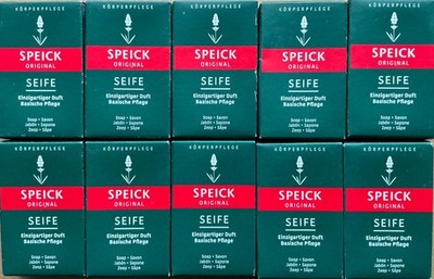 10 Stück SPEICK Natural Gästeseife Handseife Seifenstück Vegan Original