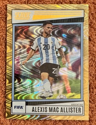 Panini Fifa Score 2022 2023 Alexis Mac Allister Argentina Swirl Bronze 29/55
