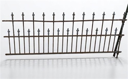 Wrought Iron Vintage Fence Panel (97x40.5) Architectural Salvage, Garden Art A20