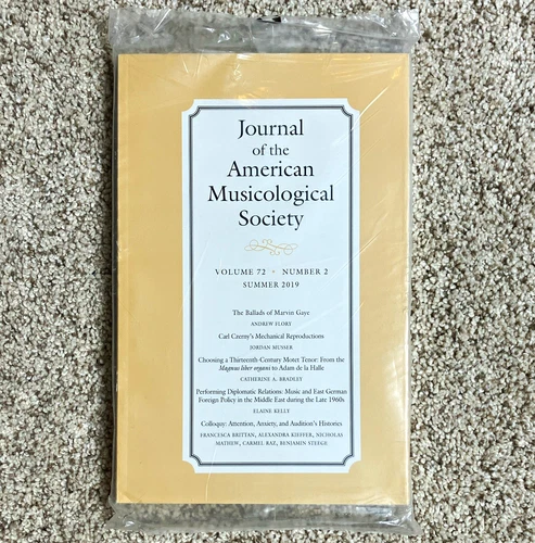 Journal of the American Musicological Society, Vol. 72, No. 2 Summer 2019