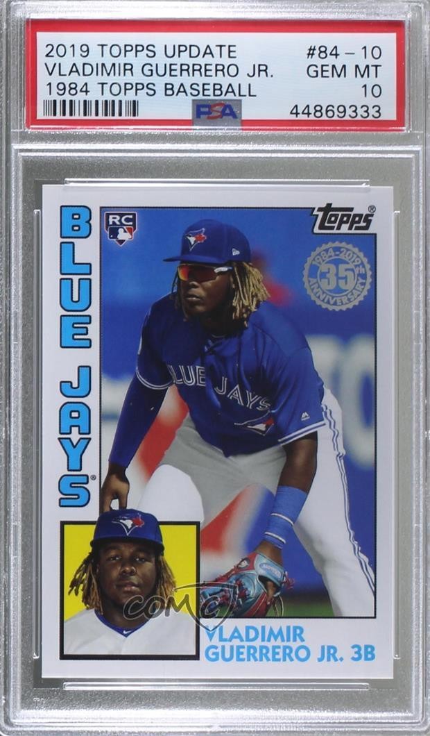 2019 Topps TOPPS UPDATE 1984 TOPPS BASEBALL #84-10 Vladimir Guerrero Jr. front