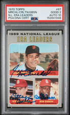 Bob Gibson Cards, Rookie Card and Autographed Memorabilia Guide 35
