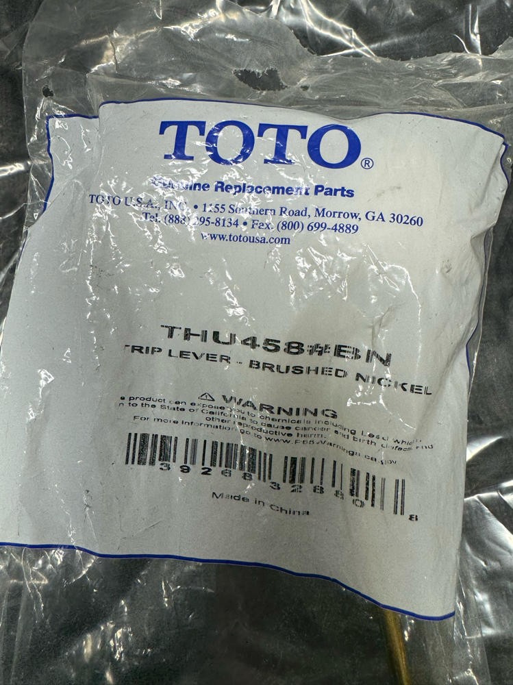 TOTO  THU458#BN Replacement Trip Lever For Select Toto Toile