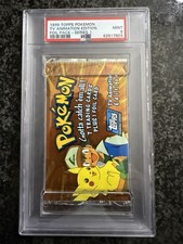 1999 Topps Pokemon TV Animation Edition Series 1 Foil Pack PSA 9 MINT