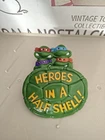 Vintage TMNT Ninja Turtles Clip Badge Pizza Hurt Burger King 1989