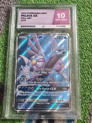 Palkia GX 119/131 ACE graded card